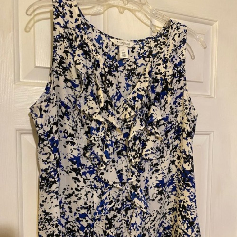 White House Black Market Ruffled Top